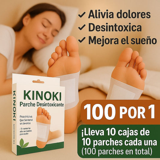 OFERTA EXCLUSIVA: Parche Kinoki a $100. ¡Stock limitado!